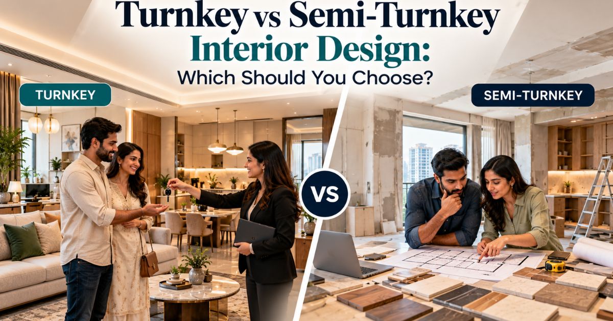 Turnkey vs Semi-Turnkey Interior Design: Which Should You Choose?